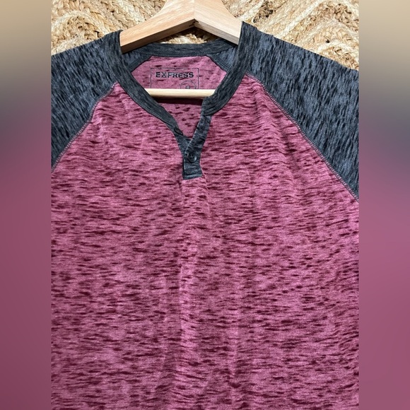 Express Men's Burnout Short Sleeve Classic Breathable Soft Everyday Tshirt,Small - Picture 2 of 8